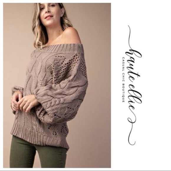 HUDSON -Loose Cable Knit Sweater - Picture 8 of 8